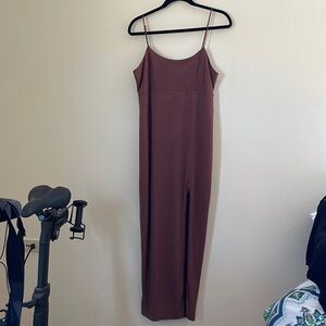 Brown Midi Dress